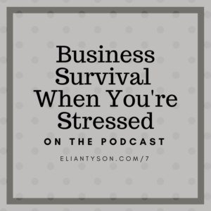 Read more about the article Hometown Marketing Podcast Episode 7 – how to help your business survive when things are stressing you out